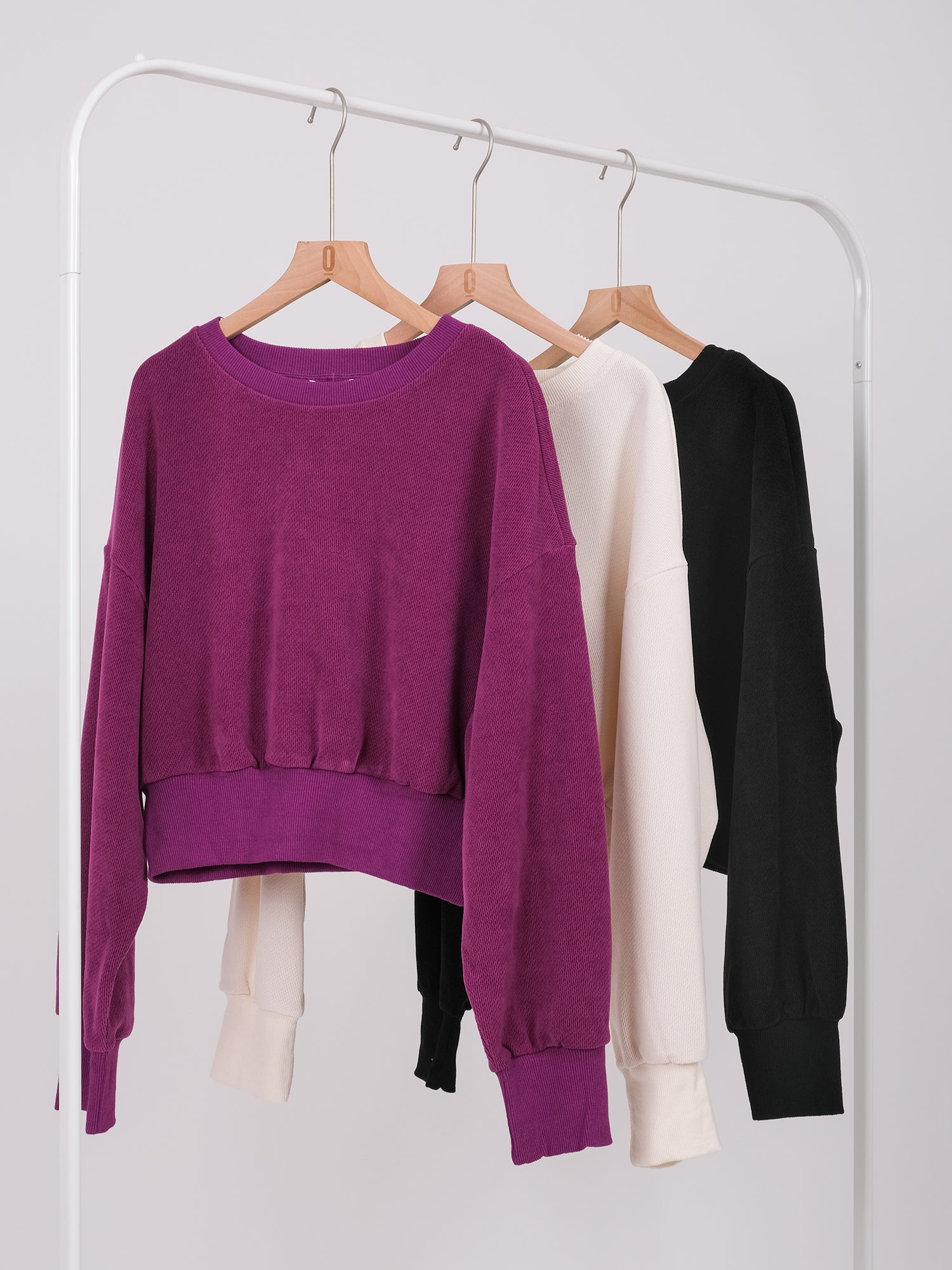 CO-ORD ROUND NECK TOP