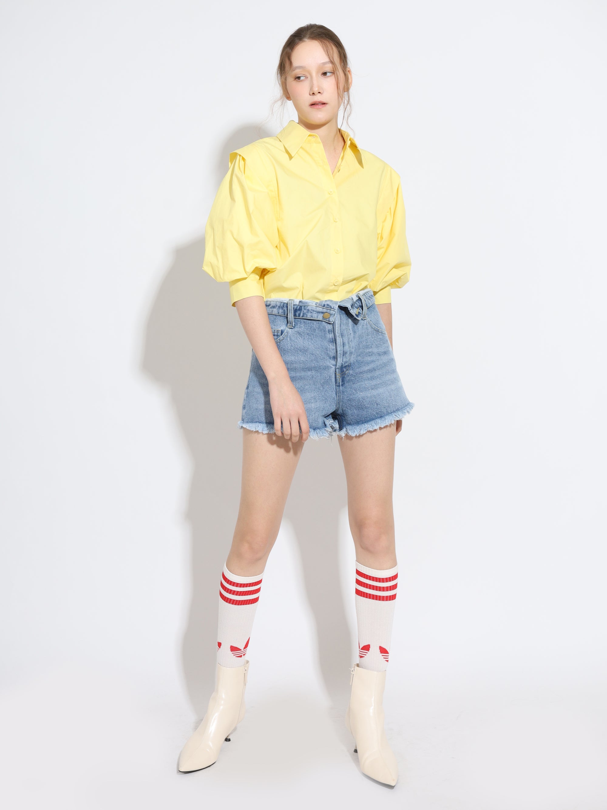 POPLIN SLEEVE SHIRT