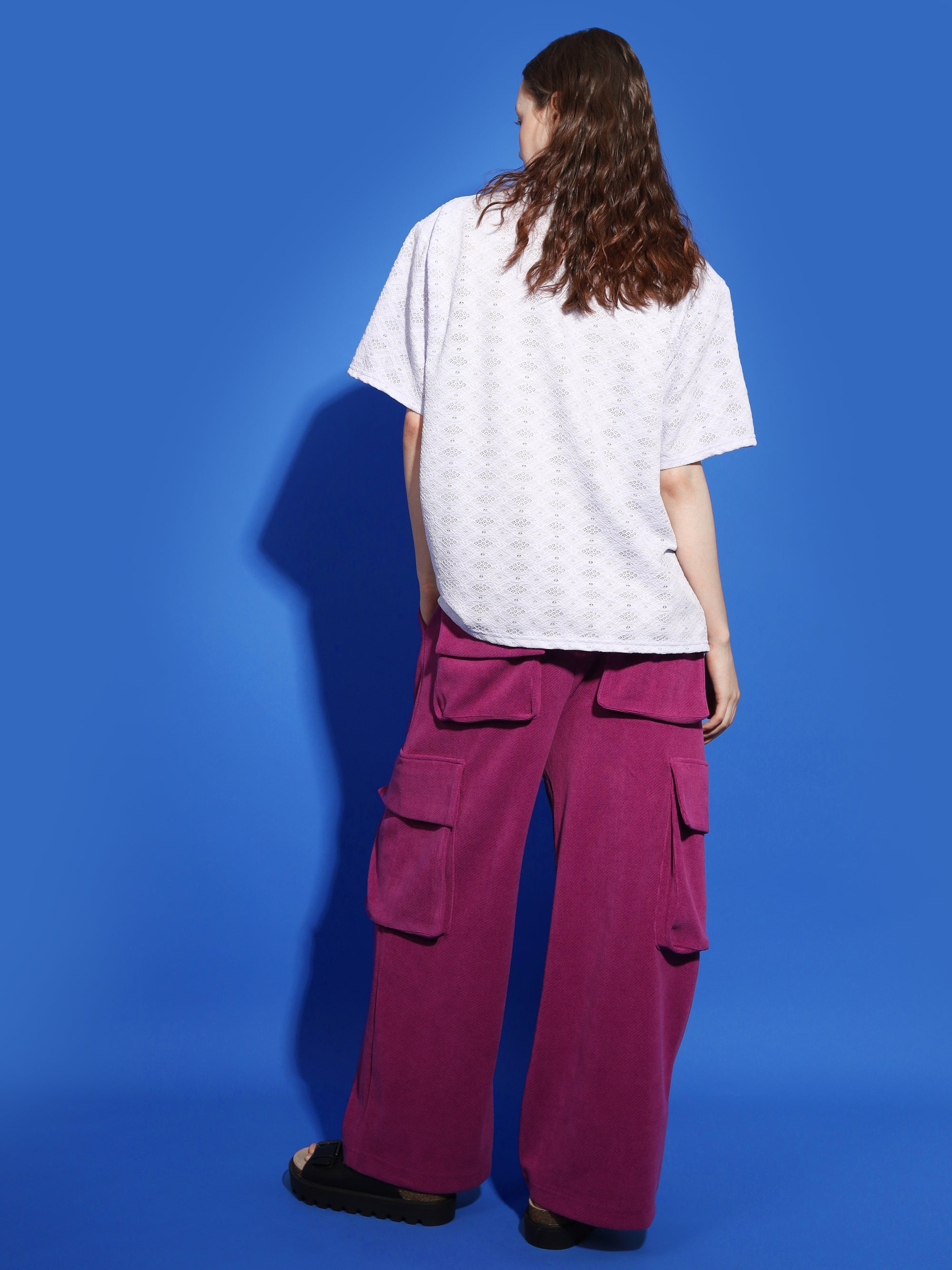 GUIPURE SHORT SLEEVE TOP