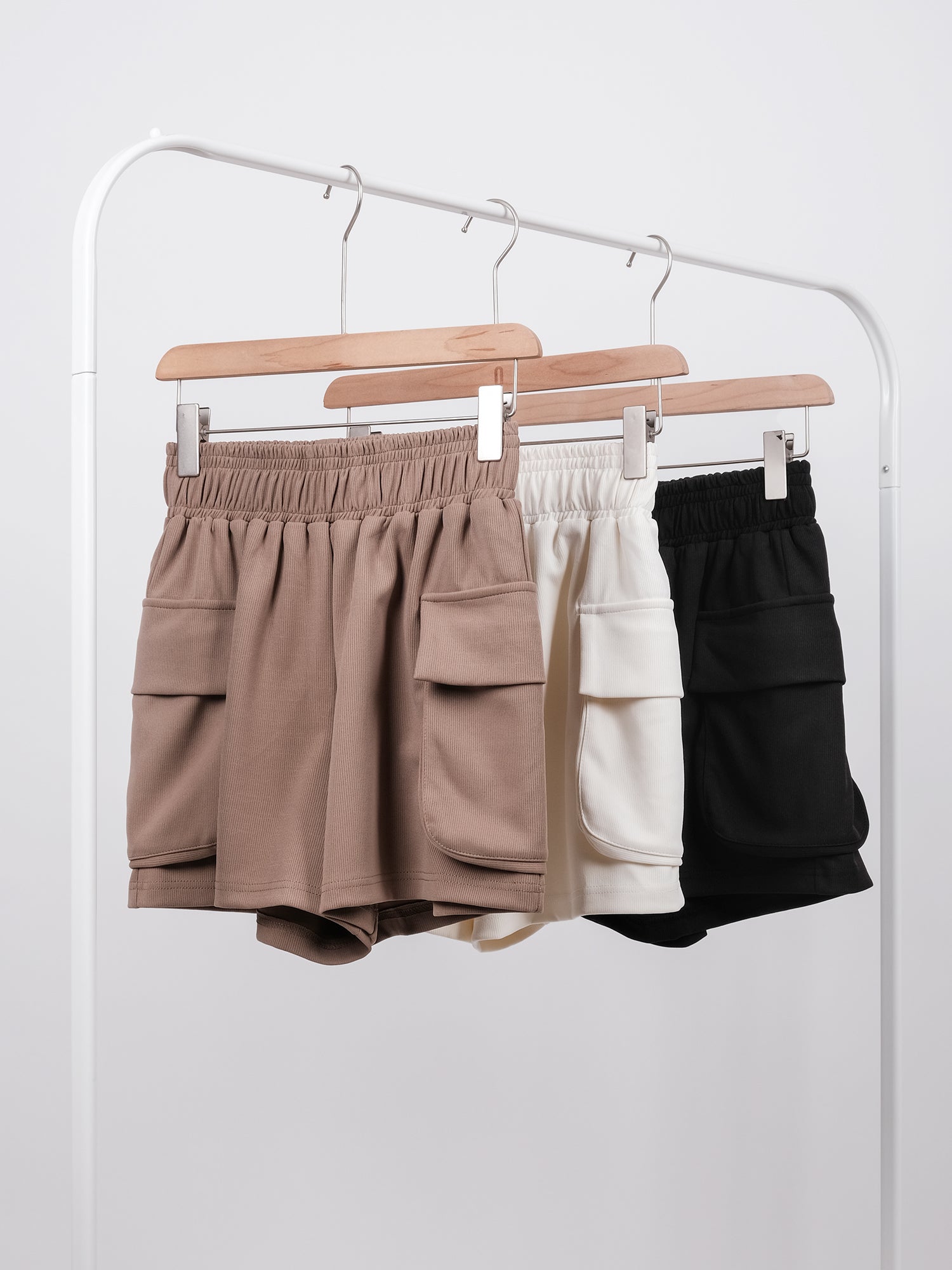 CO-ORD POCKET DETAIL SHORTS