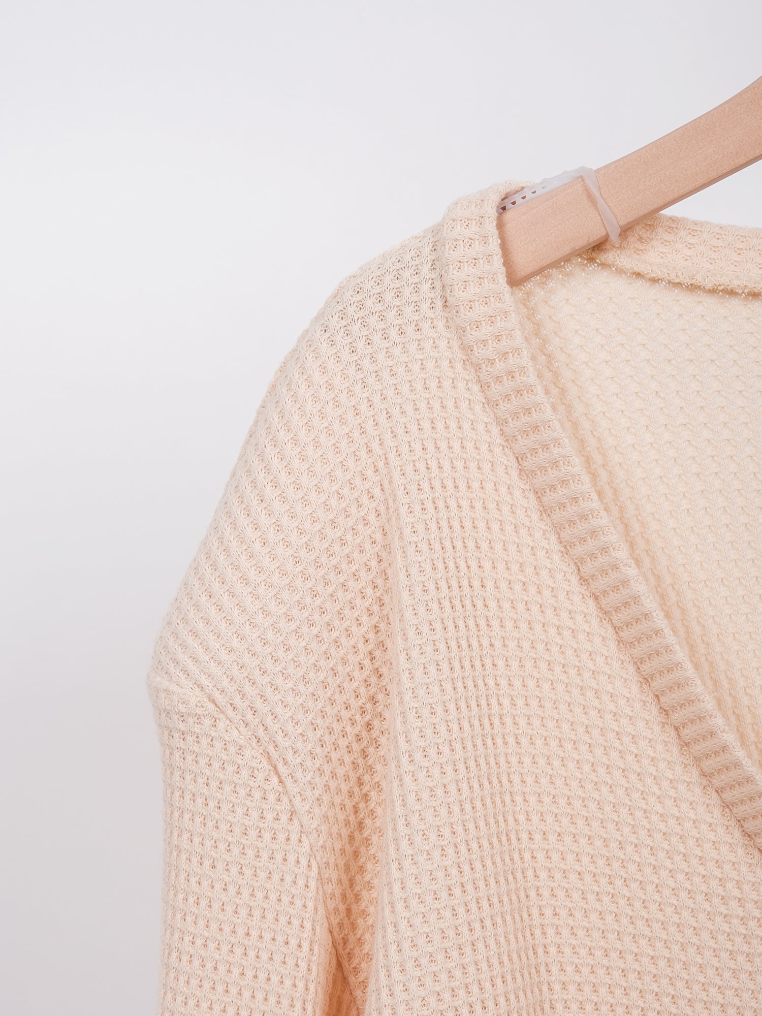 WAFFLE CARDIGAN