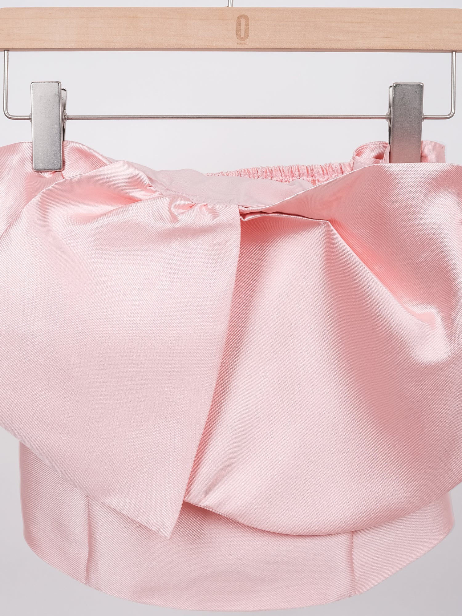 FRONT BOW OFF SHOULDER TOP
