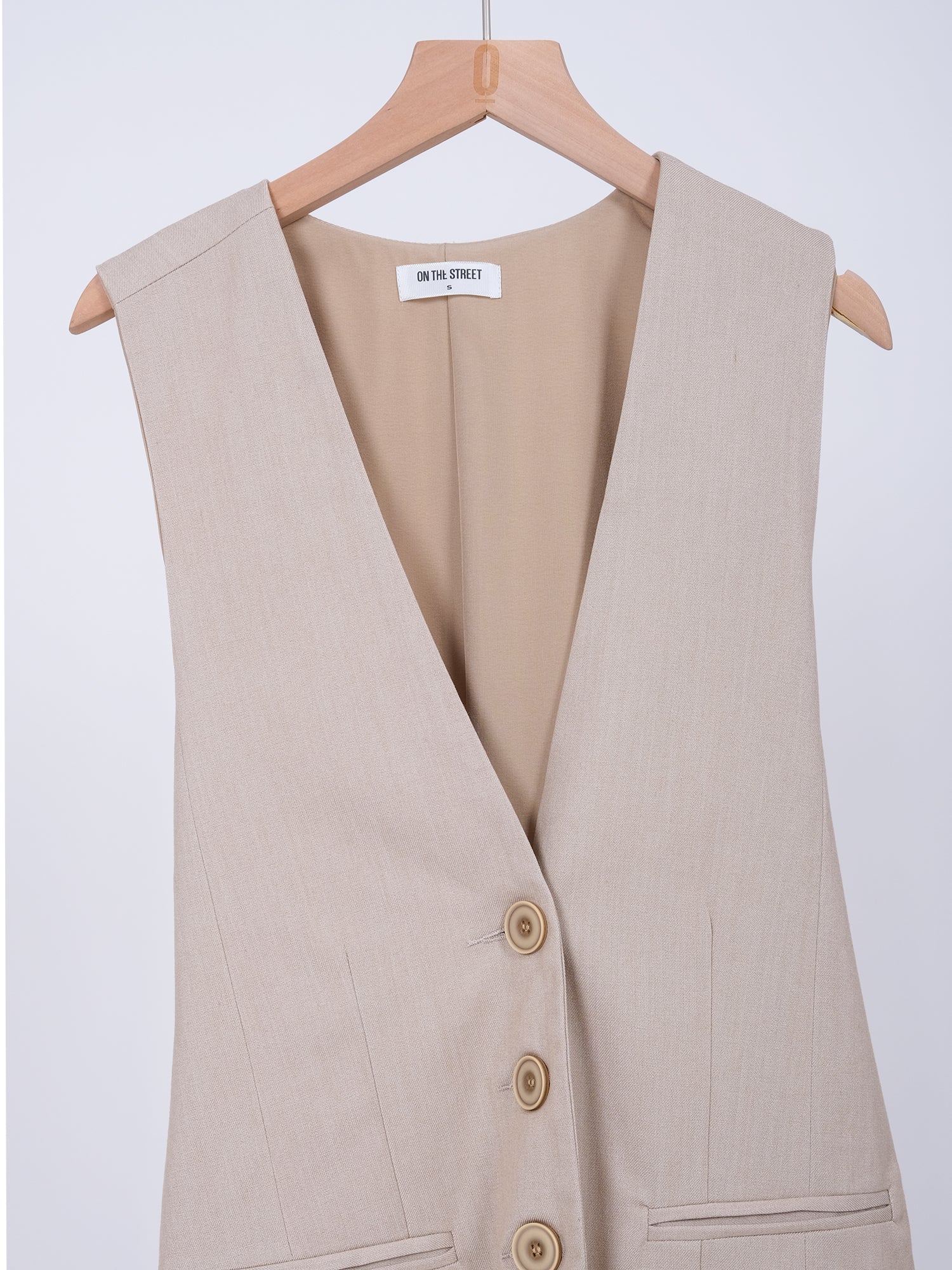 SINGLE BREASTED VEST