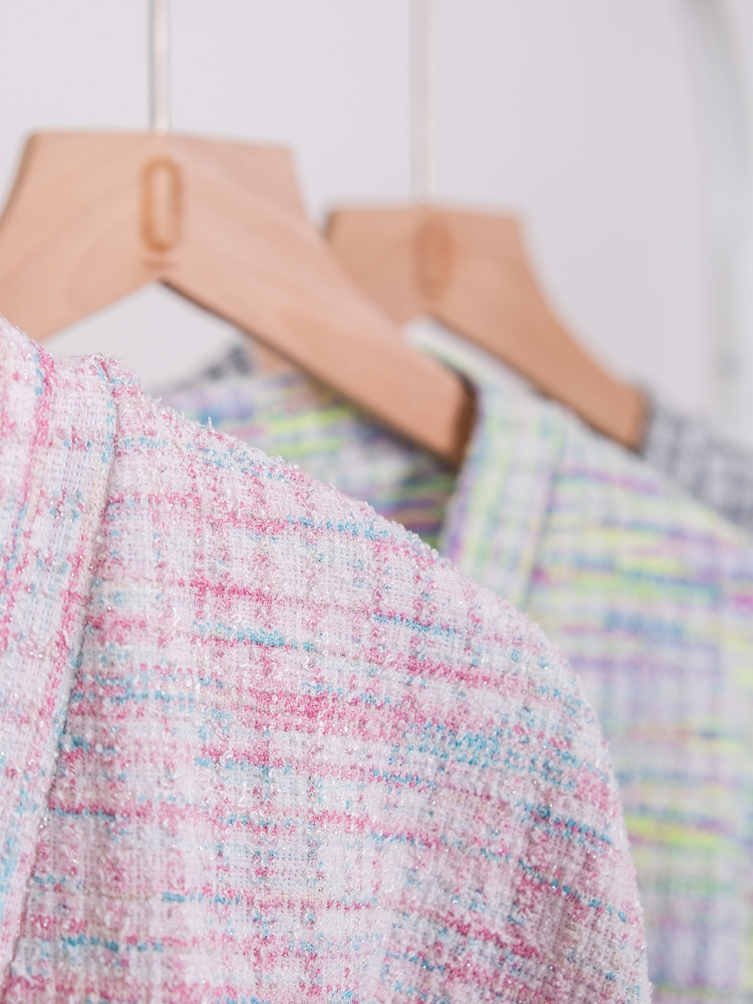 DOUBLE POCKET TWEED CARDIGAN