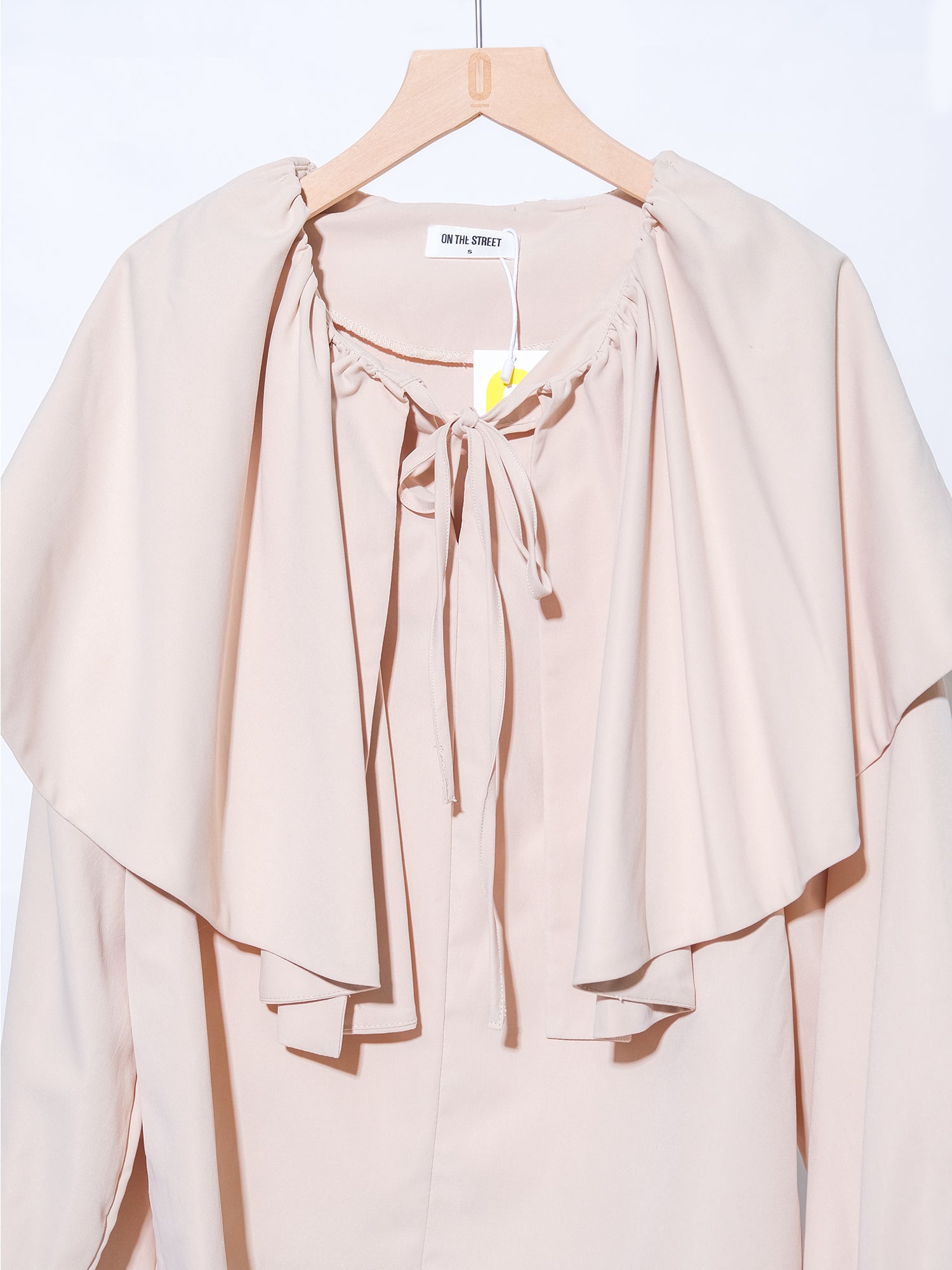 Voluminous Blouse With Big Ruffle Collar