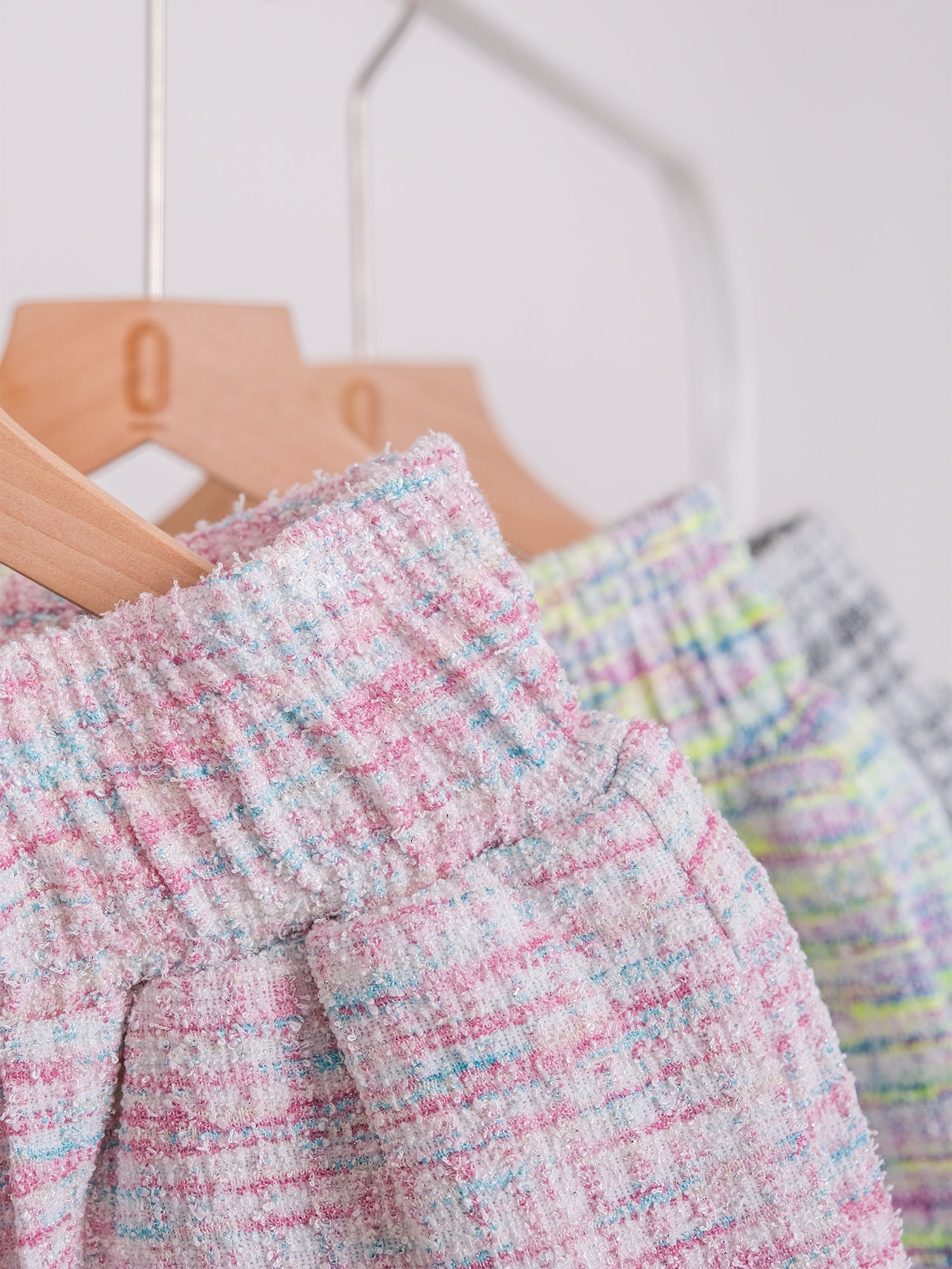 TWEED PULL-ON SHORTS