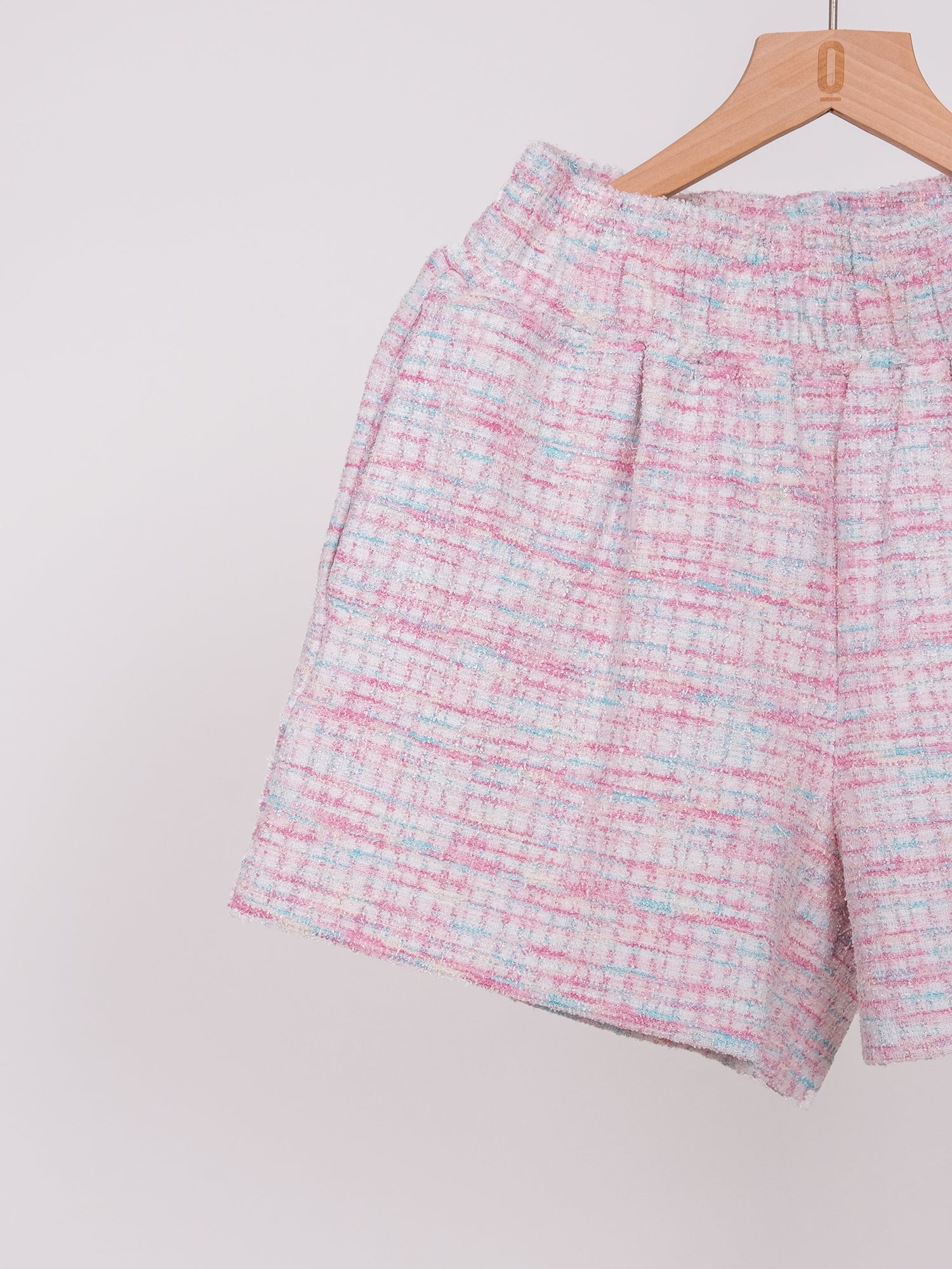 TWEED PULL-ON SHORTS