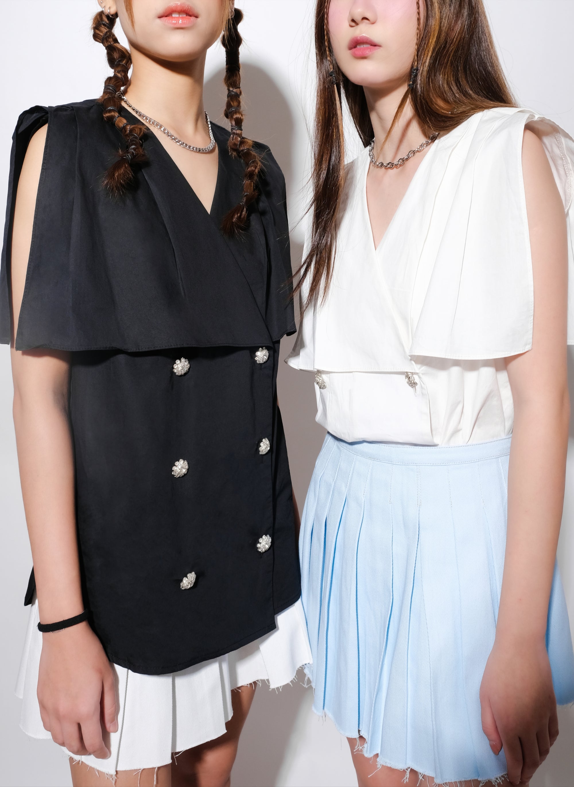 Overlap Ruffle Top