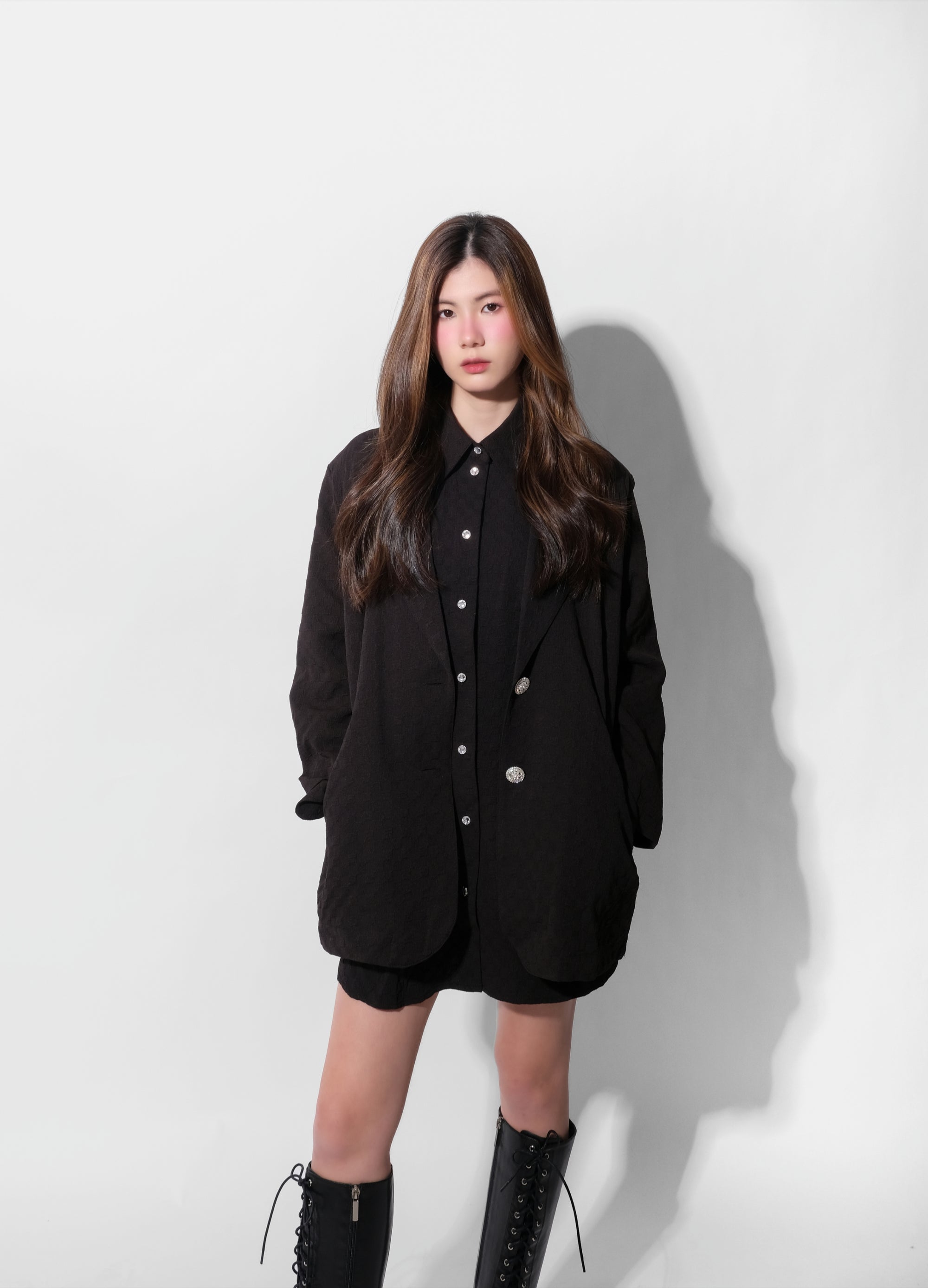 Casual Embossed Shirt