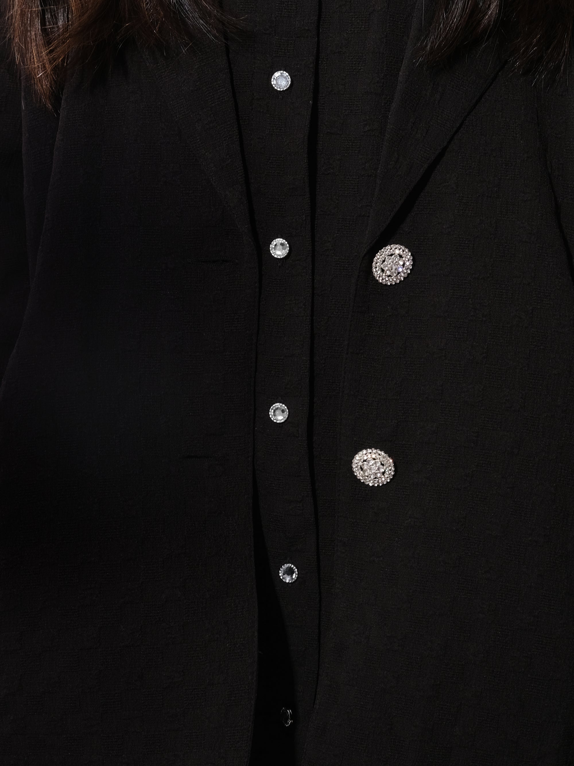 Casual Embossed Blazer