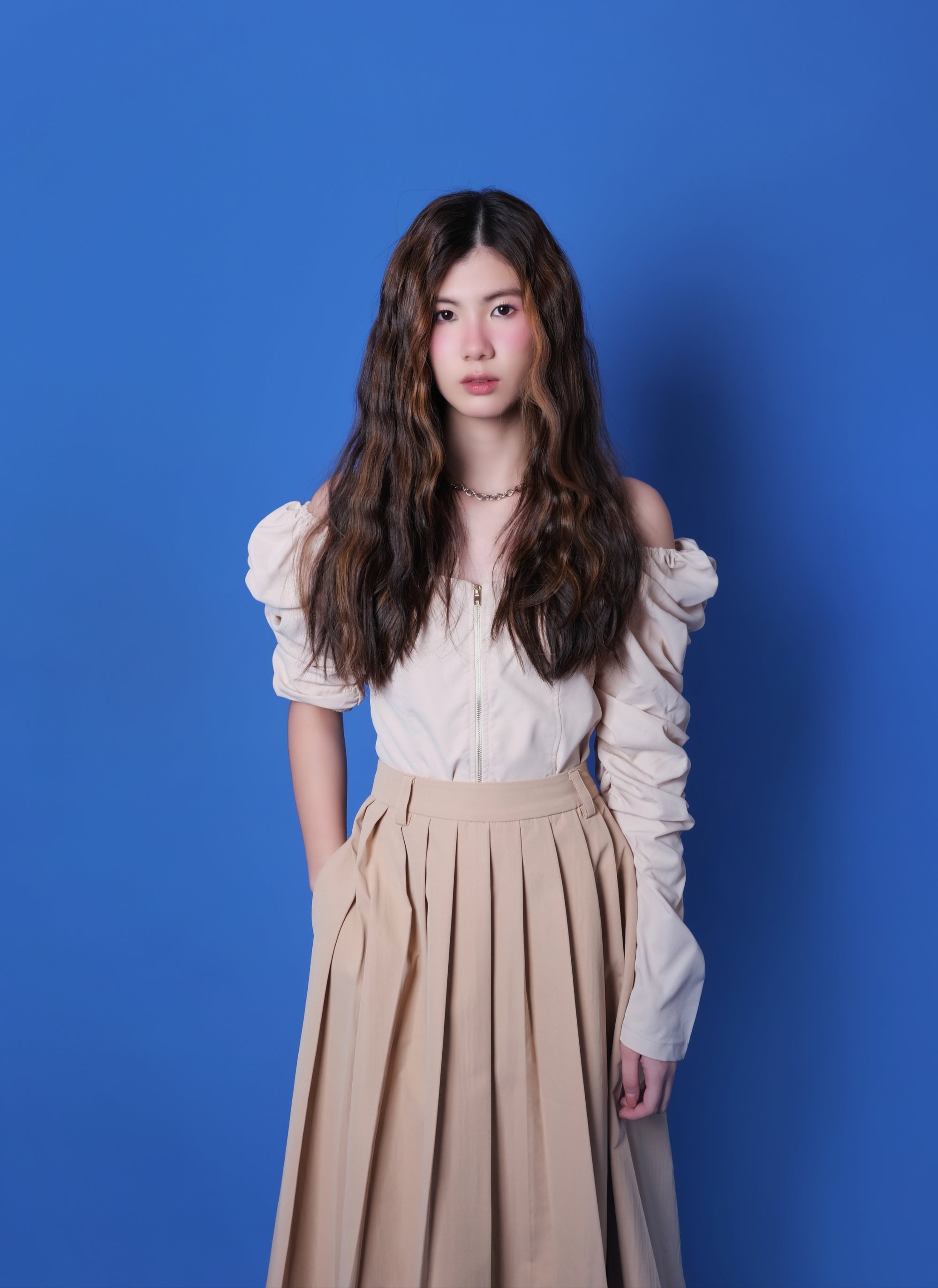 Ruched Sleeve Top