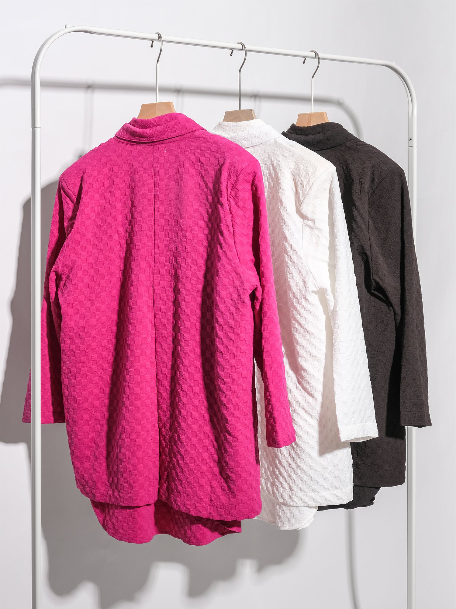 Casual Embossed Blazer