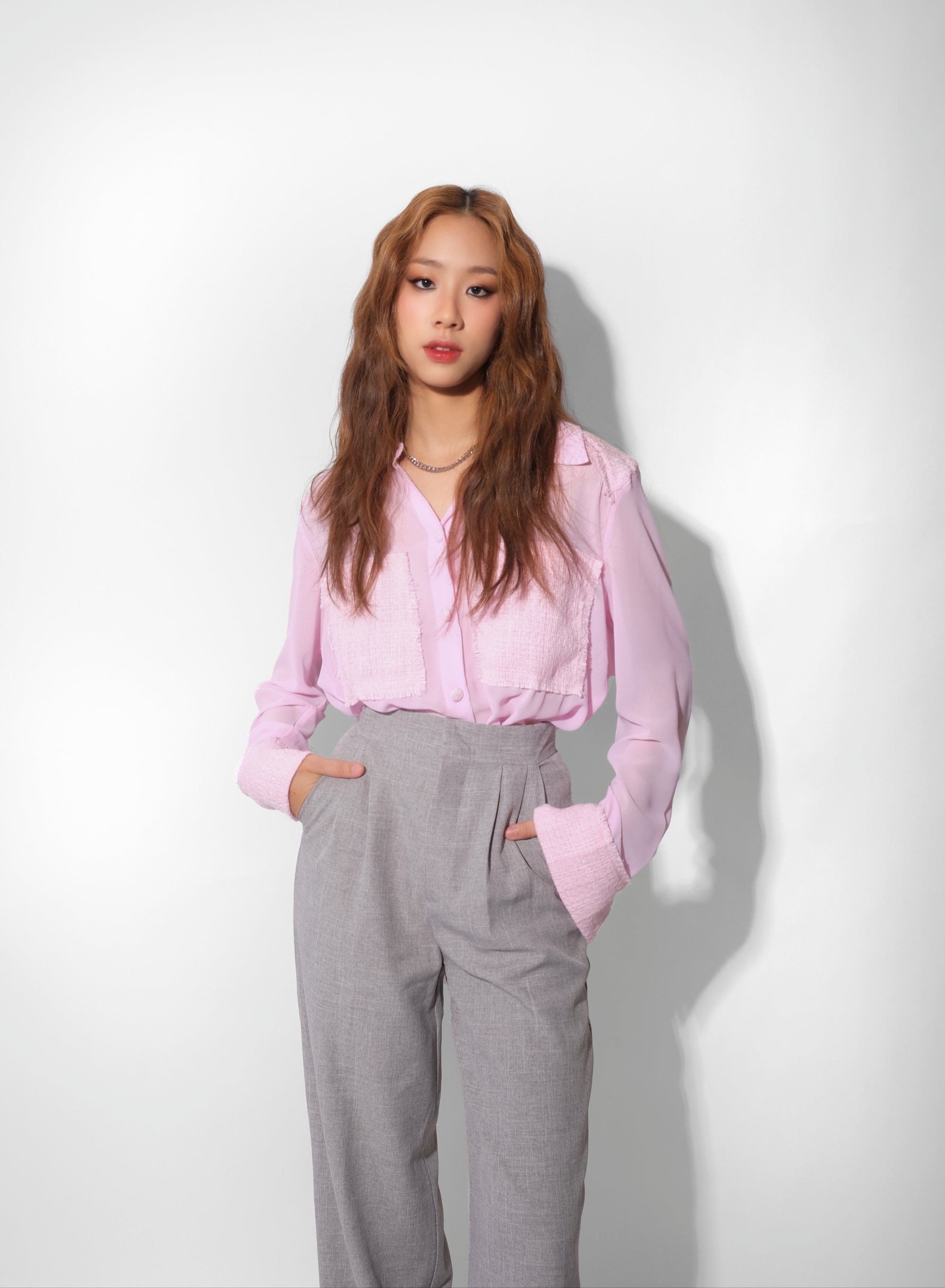 Loose Fit Sheer Shirt